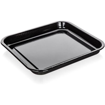 BANQUET CULINARIA Pekáč smaltovaný Black 41 × 37 × 4 cm BANQUET CULINARIA Pekáč smaltovaný Black 41 × 37 × 4 cm