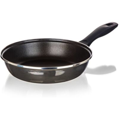 BANQUET METALLIC Black Pánev 24 cm smaltovaná s nepřilnavým povrchem BANQUET METALLIC Black Pánev 24 cm smaltovaná s nepřilnavým povrchem