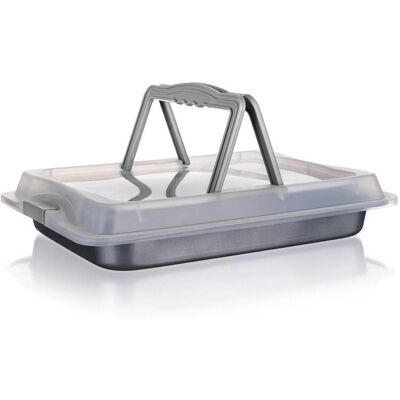 BANQUET CULINARIA Plech s víkem 42 × 29 × 4 cm, nepřilnavý povrch BANQUET CULINARIA Plech s víkem 42 × 29 × 4 cm, nepřilnavý povrch
