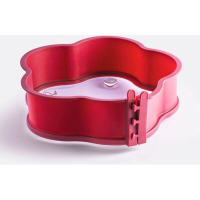 COOX Forma Spring Flower průměr 26 cm se skleněnou základnou a nožičkami, červená COOX Forma Spring Flower průměr 26 cm se skleněnou základnou a nožičkami, červená