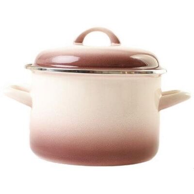Metalac Hluboký smaltovaný hrnec Standard s poklicí, capuccino, 24 cm, 6,75 l Metalac Hluboký smaltovaný hrnec Standard s poklicí, capuccino, 24 cm, 6,75 l