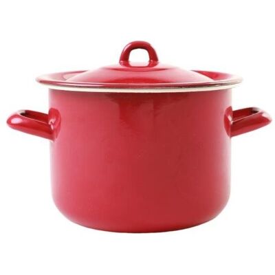 Olymp Klasik smaltovaný s poklicí 24 cm 7,7 l Elegant Bordó Olymp Klasik smaltovaný s poklicí 24 cm 7,7 l Elegant Bordó