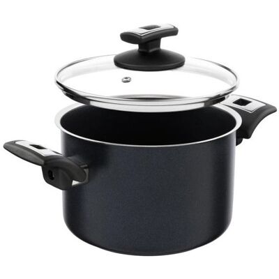KOLIMAX COMFORT BLACK hrnec s poklicí 18 cm 3,0 l KOLIMAX COMFORT BLACK hrnec s poklicí 18 cm 3,0 l