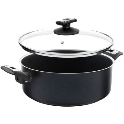 KOLIMAX COMFORT BLACK Rendlík s poklicí 26 cm 4,5 l KOLIMAX COMFORT BLACK Rendlík s poklicí 26 cm 4,5 l