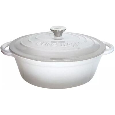 Kinghoff Emajlovaná Litinová Pánev - 30cm, 4,5L - Vhodná pro Všechny Sporáky Kinghoff Emajlovaná Litinová Pánev - 30cm, 4,5L - Vhodná pro Všechny Sporáky