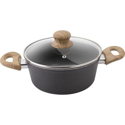 Lamart NATUR LT1245 Kastrol s poklicí 18 cm Lamart NATUR LT1245 Kastrol s poklicí 18 cm