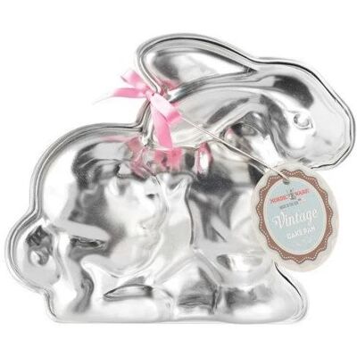 NORDIC WARE Dvoudílná forma KRÁLÍČEK stříbrná NORDIC WARE Dvoudílná forma KRÁLÍČEK stříbrná