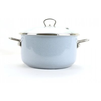 Belis Smaltovaný hrnec Premium bledě modrý 20cm, 3,5l Belis Smaltovaný hrnec Premium bledě modrý 20cm, 3,5l