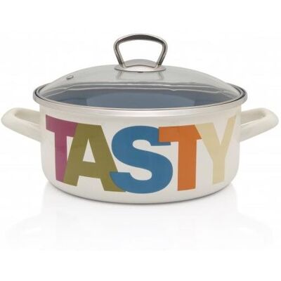 Metalac juicy_tasty, mělký kastrol Standard s poklicí 20 cm, 2,75 l Metalac juicy_tasty, mělký kastrol Standard s poklicí 20 cm, 2,75 l