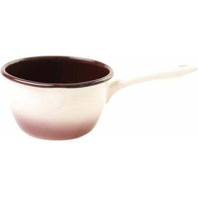 Metalac capuccino, rendlík s dlouhou smaltovanou rukojetí 14 cm, 1 l Metalac capuccino, rendlík s dlouhou smaltovanou rukojetí 14 cm, 1 l