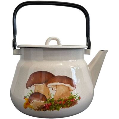 Olymp Smaltovaný čajník s poklicí 18,5 cm 2,5 l houby Olymp Smaltovaný čajník s poklicí 18,5 cm 2,5 l houby