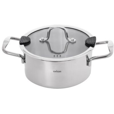 Orion Kastrol nerez VENICE 3 l poklice sklo Orion Kastrol nerez VENICE 3 l poklice sklo