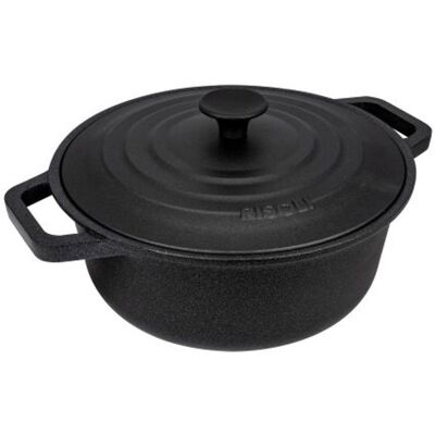 Risoli Litinový kastrol 24 cm 2 l s poklicí LE Pignatte, na indukci Risoli Litinový kastrol 24 cm 2 l s poklicí LE Pignatte, na indukci