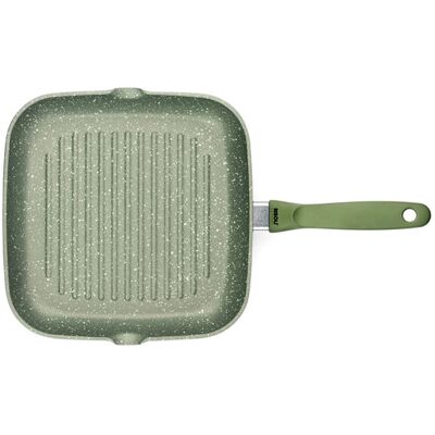Risoli Indukční grilovací pánev 26x26cm Ergonomická Bakelitová rukojeť Risoli Indukční grilovací pánev 26x26cm Ergonomická Bakelitová rukojeť