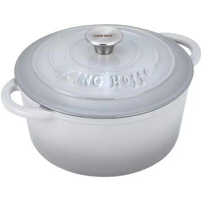 Kameninová Hrnce Kinghoff - 2,4L, Ø20cm, Emailem, Indukce Kameninová Hrnce Kinghoff - 2,4L, Ø20cm, Emailem, Indukce