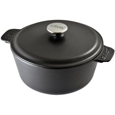 Lava METAL Litinový hrnec kulatý 26 cm - ECO Lava METAL Litinový hrnec kulatý 26 cm - ECO