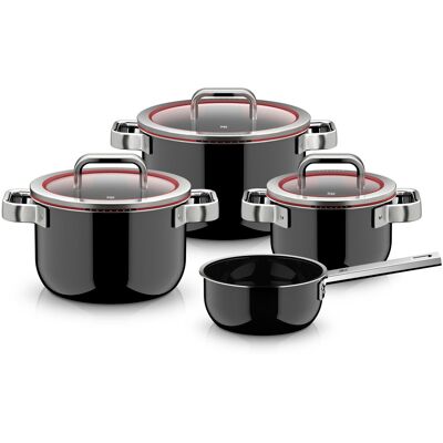 WMF Sada hrnců 4 ks Fusiontec Function Pro černá 0518605290 WMF Sada hrnců 4 ks Fusiontec Function Pro černá 0518605290