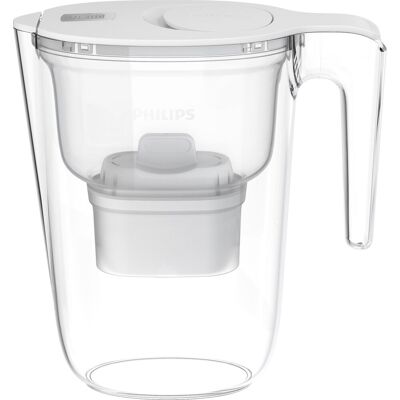 Philips filtrační konvice AWP2943WHT, 2,6l, Micro X-Clean, s časovačem, bílá, 3x Micro X-Clean Softe Philips filtrační konvice AWP2943WHT, 2,6l, Micro X-Clean, s časovačem, bílá, 3x Micro X-Clean Softe