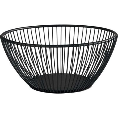 APS Svart Košík kovový 20 cm, černý APS Svart Košík kovový 20 cm, černý