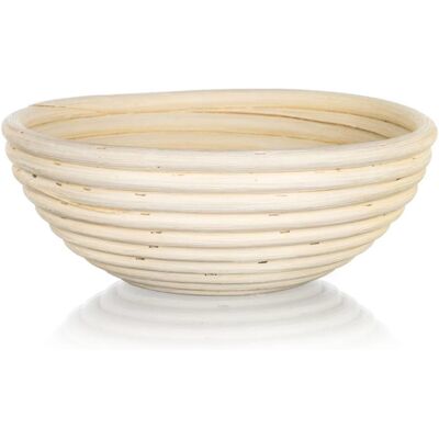 BANQUET NATURAL Ošatka 21 × 21 × 7,5 cm čtyřlístek kulatá na kynutí chleba BANQUET NATURAL Ošatka 21 × 21 × 7,5 cm čtyřlístek kulatá na kynutí chleba