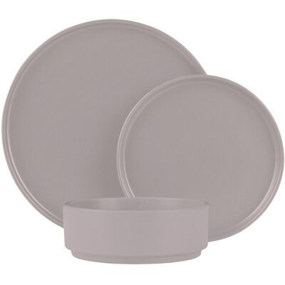 BerlingerHaus Taupe Collection Jídelní sada talířů 18 ks BerlingerHaus Taupe Collection Jídelní sada talířů 18 ks