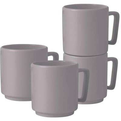 BERLINGERHAUS Sada hrnků 4 ks 300 ml Taupe Collection BERLINGERHAUS Sada hrnků 4 ks 300 ml Taupe Collection