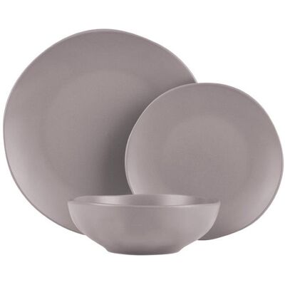 BERLINGERHAUS Jídelní sada talířů Taupe Collection 18 ks BERLINGERHAUS Jídelní sada talířů Taupe Collection 18 ks