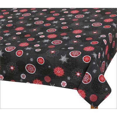 Bellatex Ubrus VÁNOCE - 70 × 70 cm - vánoční ozdoby šedé Bellatex Ubrus VÁNOCE - 70 × 70 cm - vánoční ozdoby šedé