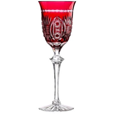 Bohemia Crystal Ručně broušené sklenice na víno Rubín 240 ml (set po 2 ks) Bohemia Crystal Ručně broušené sklenice na víno Rubín 240 ml (set po 2 ks)
