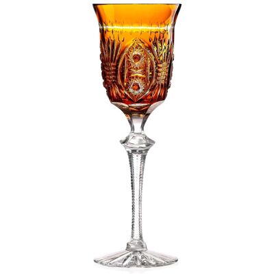 Bohemia Crystal Ručně broušené sklenice na víno Amber 240 ml (set po 2 ks) Bohemia Crystal Ručně broušené sklenice na víno Amber 240 ml (set po 2 ks)