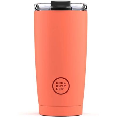 Cool Bottles Pastel Coral, třívrstvý, 550 ml Cool Bottles Pastel Coral, třívrstvý, 550 ml