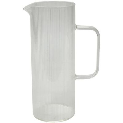 Gastro Skleněný džbán s rýhovaným povrchem, 1,2 l, výška 208 mm, průměr 80 mm Gastro Skleněný džbán s rýhovaným povrchem, 1,2 l, výška 208 mm, průměr 80 mm