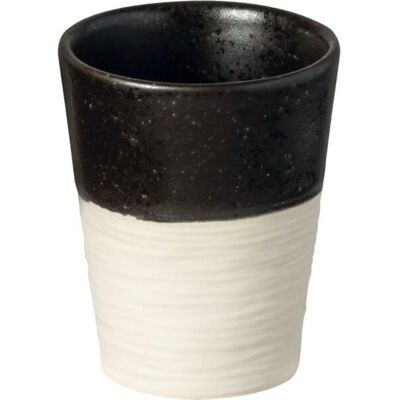 Costa Nova Hrnek bez ucha Notos 270 ml, pískový / černý Costa Nova Hrnek bez ucha Notos 270 ml, pískový / černý