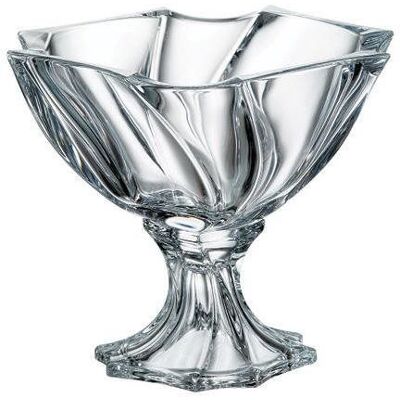 Crystalite Bohemia mísa na noze Neptune 255mm Crystalite Bohemia mísa na noze Neptune 255mm