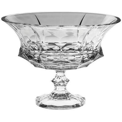 Crystal Bohemia mísa na noze Soho 330mm Crystal Bohemia mísa na noze Soho 330mm