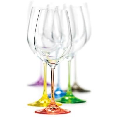 Crystalex Bohemia - Rainbow - Multicolor - Vínové sklenice Crystalex Bohemia - Rainbow - Multicolor - Vínové sklenice