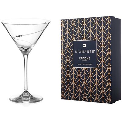 Diamante Broušené skleničky na Martini Swarovski Silhouette City 240 ml 2 ks Diamante Broušené skleničky na Martini Swarovski Silhouette City 240 ml 2 ks