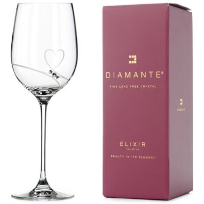 Diamante Sklenice na bílé víno Romance s kamínky Swarovski 330 ml 1 ks Diamante Sklenice na bílé víno Romance s kamínky Swarovski 330 ml 1 ks