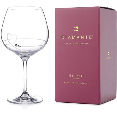 Diamante Sklenice na gin Petit Heart se Swarovski krystaly 610 ml 1 ks Diamante Sklenice na gin Petit Heart se Swarovski krystaly 610 ml 1 ks