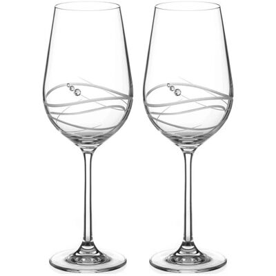 Diamante Vínový set sklenic Venezia 350 ml 2 ks Diamante Vínový set sklenic Venezia 350 ml 2 ks
