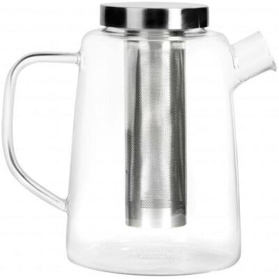 Vialli Design Konvice skleněná na čaj s nerezovým sítkem 1500 ml_DIVA 6568 Vialli Design Konvice skleněná na čaj s nerezovým sítkem 1500 ml_DIVA 6568