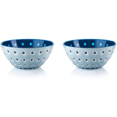 Fratelli Guzzini Miska 12 cm sada 2 kusy LE MURRINE, modrá, bílá Fratelli Guzzini Miska 12 cm sada 2 kusy LE MURRINE, modrá, bílá