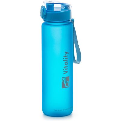 G21 Láhev na pití, 1000 ml, modrá-zmrzlá G21 Láhev na pití, 1000 ml, modrá-zmrzlá