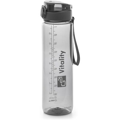 Láhev G21 na pití, 1000 ml, šedá Láhev G21 na pití, 1000 ml, šedá