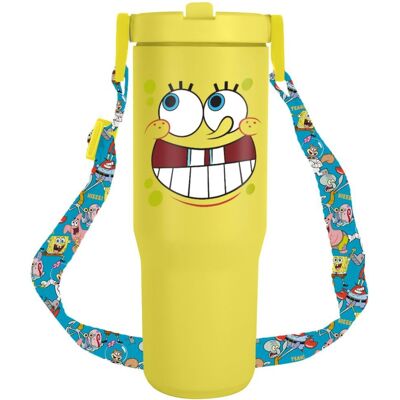 Pyramid Spongebob: Smile - cestovní termo hrnek s popruhem Pyramid Spongebob: Smile - cestovní termo hrnek s popruhem
