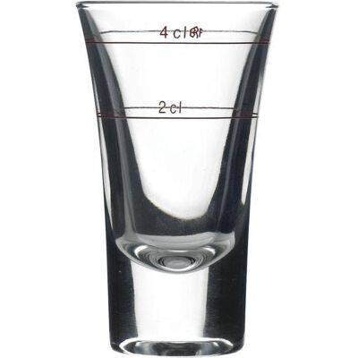 Bormioli Rocco Sklenice na pálenku Dublino 6 cl, červená, 6 ks Bormioli Rocco Sklenice na pálenku Dublino 6 cl, červená, 6 ks