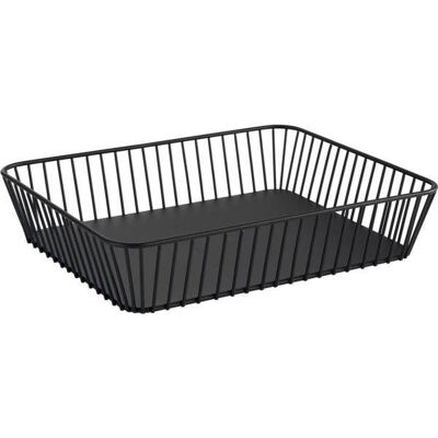 Košík kovový APS Urban 32,5x26,5 cm GN 1/2, černý Košík kovový APS Urban 32,5x26,5 cm GN 1/2, černý