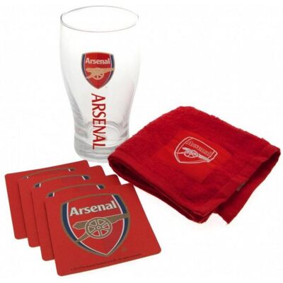 FOREVER Arsenal FC: Wordmark - sklenice s podtácky a ručníkem FOREVER Arsenal FC: Wordmark - sklenice s podtácky a ručníkem