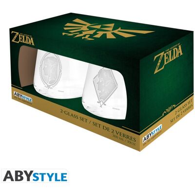 Abysse The Legend of Zelda - Zelda and Link - sklenice Abysse The Legend of Zelda - Zelda and Link - sklenice