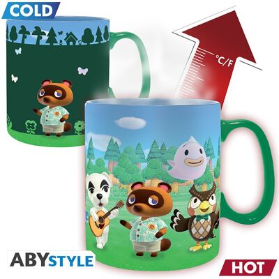 Abysse Animal Crossing - Island Welcome - hrnek proměňovací Abysse Animal Crossing - Island Welcome - hrnek proměňovací